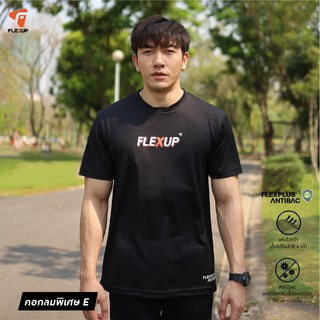 เสื้อกีฬา FlexUp T-Shirt Antibac รุ่น ORIGIN BF#9 คอกลมพิเศษ - FPO03