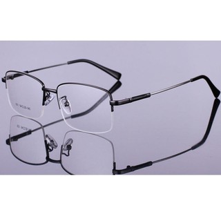 ﻿Eyewear Accessories กรอบแว่นตา  (รุ่น : 2307)  Black Frame Titanium Alloy Glasses Frames