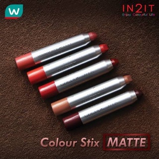 ลิปสติก IN2IT Colour Stix Matte ของแท้ พร้อมส่ง 4 สี