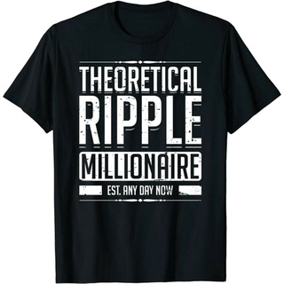 [S-5XL] เสื้อยืดลําลอง ผ้าฝ้าย แขนสั้น พิมพ์ลายดิจิทัล Millionaire Currency Xrp แฟชั่นสําหรับผู้ชาย ไซซ์ Sz Xs-3Xl