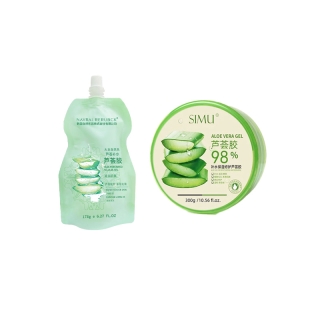 [ใส่โค้ด H4K2EA5 ลดทันที 20%] เจลว่านหางจระเข้ 98% 300 g. เจลว่านหางจระเข้98% AloeVera gel