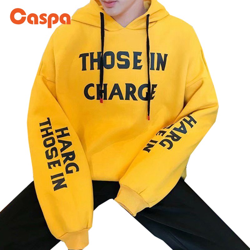 Caspa เสื้อกันหนาวมีฮู้ด รุ่น Hoodie13 3 สี ลาย THOSE เสื้อกันหนาวมีฮู้ดสไตล์เกาหลีสําหรับผู้ชาย เสื