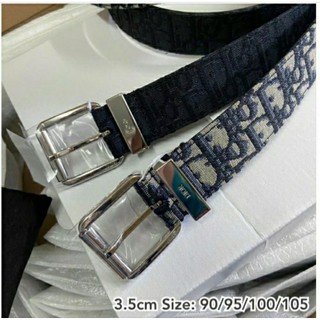 DIOR Belt monogram ของแท้ 100% [ส่งฟรี]