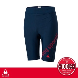 le coq sportif กางเกงจักรยานขาสั้น ผู้หญิง สีกรม CYCLING SHORT PANTS