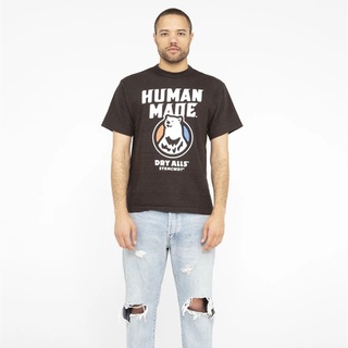 เสื้อยืดแขนสั้น ผ้าฝ้าย พิมพ์ลาย HUMAN MADE ape head สําหรับผู้ชาย และผู้หญิง