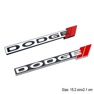 สติกเกอร์โลหะ ลายโลโก้ Dodge ดัดแปลง สําหรับติดตกแต่งรถยนต์