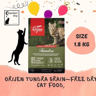 *Preorder (1.8 Kg) ORIJEN Tundra Grain-Free Dry Cat Food,