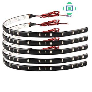 2X 30 ซม. ไฟ 15 LED SMD Strips 5050 Lights 12V  สำหรับตกแต่งรถยนต์ มอเตอร์ไซค์