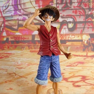 โมเดลตุ๊กตาอนิเมะ One Piece Luffy แฮนด์เมด สําหรับตกแต่งวันเกิด