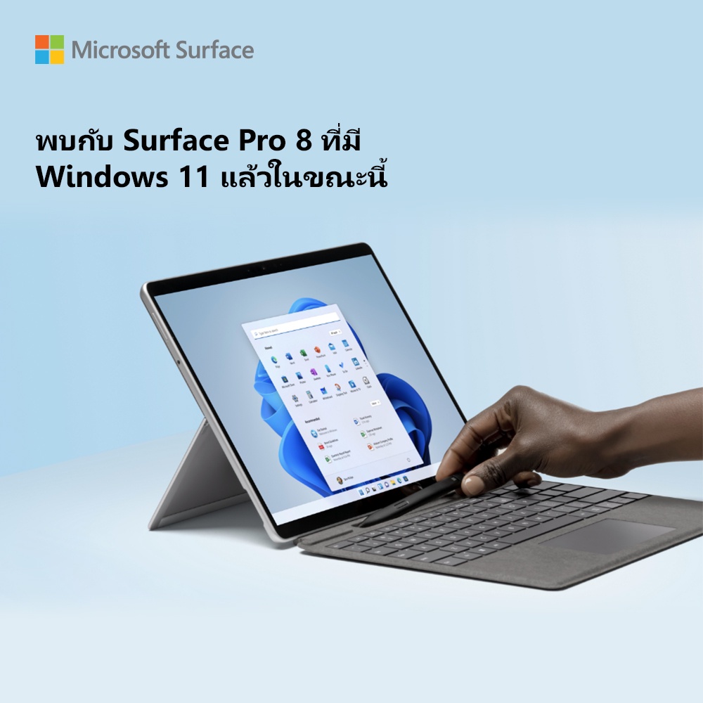 Laptop] Microsoft Surface Pro 8 i5/8/256 Thai GRAPHITE + Pro Signature  Keyboard (Type Cover Only) | Shopee Thailand