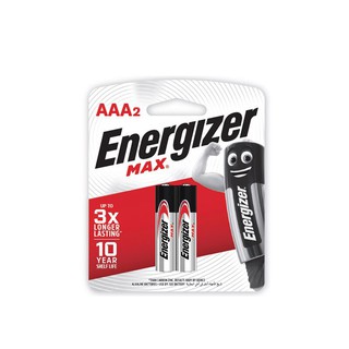 ถ่านอัลคาไลน์ E92-BP2 AAA 1x2 Energizer Max/Alkaline batteries E92-BP2 AAA 1x2 Energizer Max