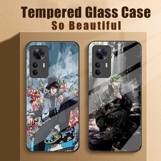 เคสโทรศัพท์มือถือแบบแก้วแข็ง กันกระแทก ลาย One Piece สําหรับ Xiaomi 12T 80