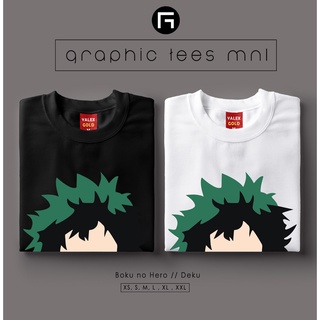 Tee เสื้อยืดกราฟิก MNL GTM Boku no Hero Deku เสื้อยืด Unisex แบบกําหนดเองสําหรับผู้หญิงและผู้ชาย F,n