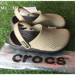 Crocs LiteRide Clog หิ้วนอก ถูกกว่าshop Crocs Literide Clog Original 100% Unisex Basic Crocs shoes#1