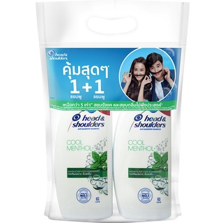 🔥อย่างดี🤩!! Head &amp;Shoulders แชมพู สูตรเมนทอล 410 มล.X 2 🚚พร้อมส่ง!! 💨