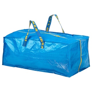 [อิเกีย] กระเป๋าพลาสติก, น้ำเงิน73x35x30 ซม. 76 ลิตร #พร้อมส่ง
