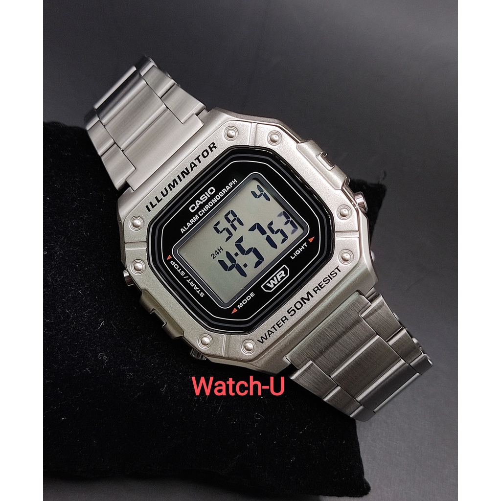 นาฬิกา CASIO รุ่น W-218HD-1A / W-218HD-1 ประกันศูนย์ CMG 1 ปี