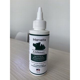 earkleen น้ำยาเช็ดหูสำหรับสัตว์เลี้ยง 90 ml