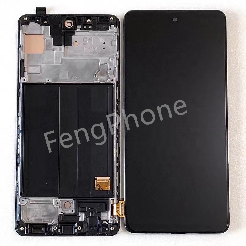 ชุดหน้าจอ For Samsung A51 (oled)+Fram