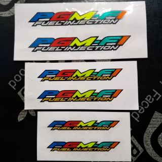 สติ๊กเกอร์​ PGM-FI 3Mสะท้อนแสงคละสี