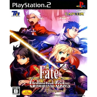 Fate/Unlimited Codes PS2 แผ่นเกมส์PS2 เกมเพล2 แผ่นไรท์