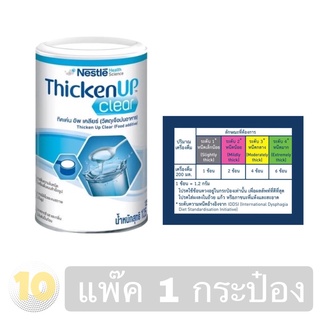 (เงินคืน 15% 15CCBSEPW3 )Thicken Up Clear ทิคเค่น อัพ เคลียร์ ขนาด 125 กรัม **แพ็ค 1 กระป๋อง**