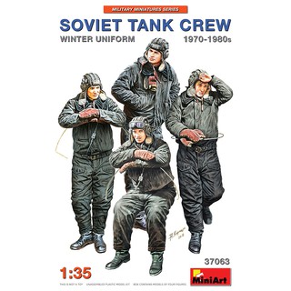 โมเดลประกอบ MiniArt 1/35 MI37063 SOVIET TANK CREW WINTER 1970-1980s