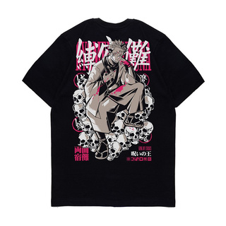 Cod เสื้อยืดแขนสั้นลําลอง พิมพ์ลายกราฟฟิค Jujutsu Kaisen-Ryomen Sukuna แฟชั่นสําหรับผู้ชาย และผู้หญิง