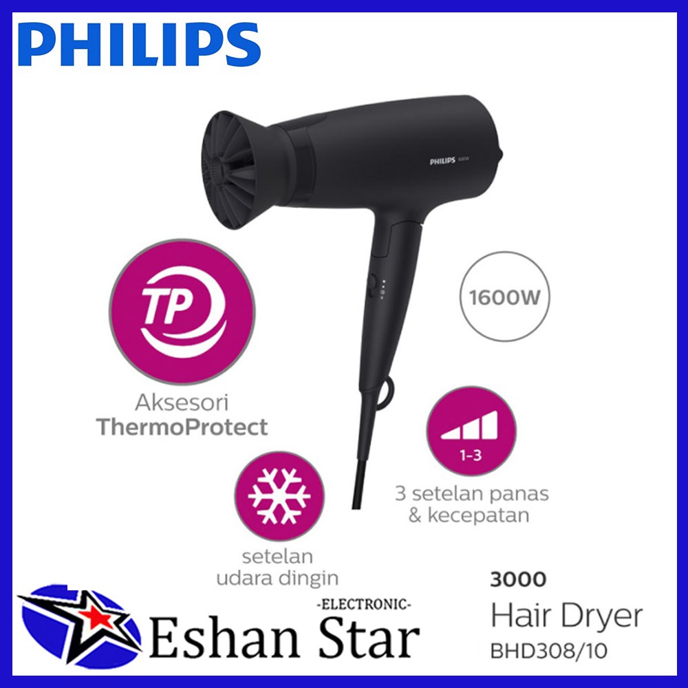 PHILIPS ไดร์เป่าผม BHD308/10
