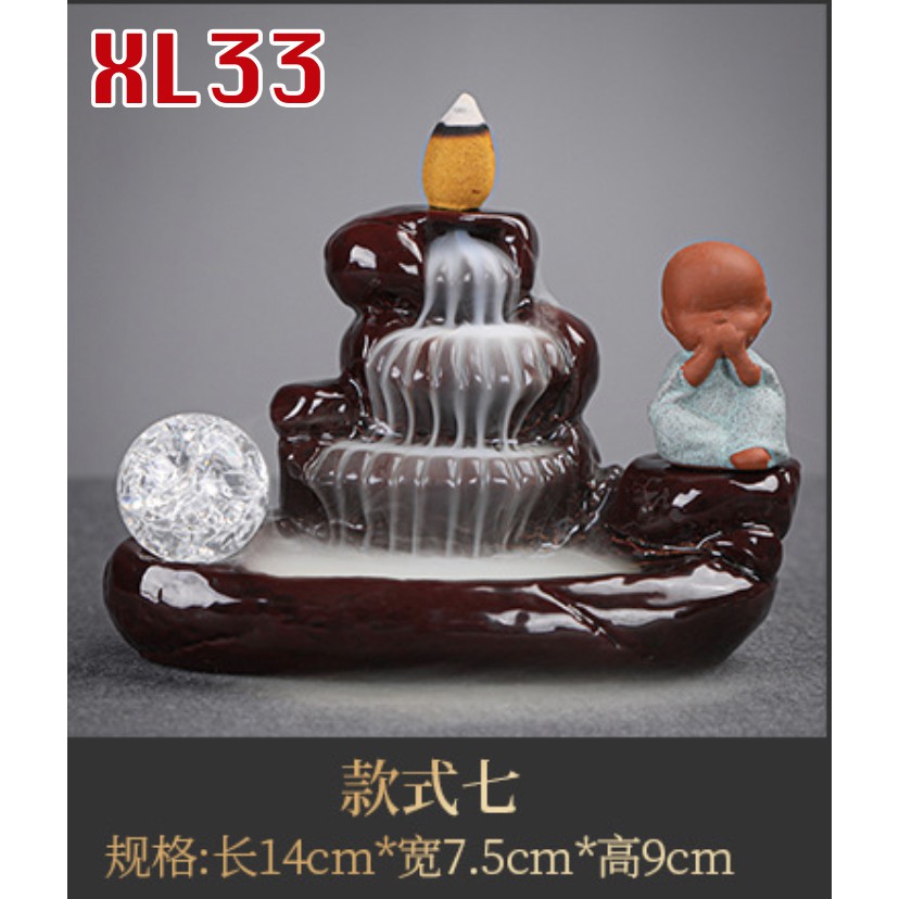 🧧💥สายมู ห้ามพลาด เชิงวางกำยานควันน้ำตก ไซส์ XL / Y หยก แถมฟรี กำยาน 20 ดอก !!! ไหว้พระ สวดมนต์ ✨ - รูปที่ 3