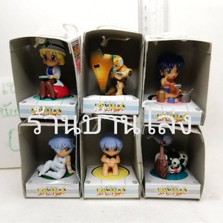 (แท้/มือ1,2) SEGA Evangelion Episode Mini Display Figure REI MAYA MISATO ฟิกเกอร์​ อีวานเกเลี่ยน​ เรย์​ เทวทูต​ อีวา​