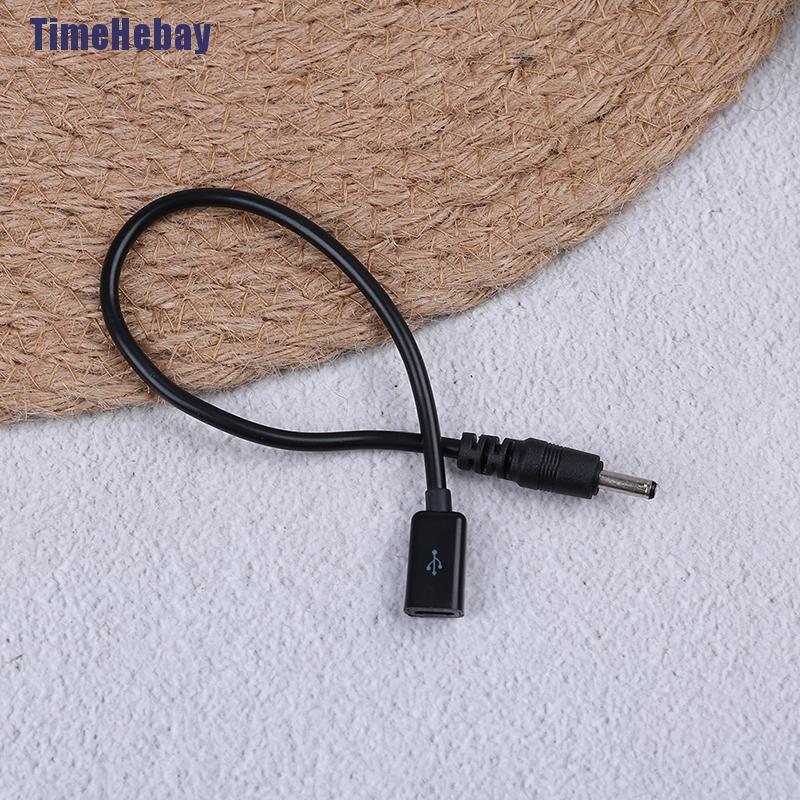 ( Thb ) Dc Power Micro Usb Female To Dc 3 . 5x1 . 35 มม . ปลั๊กไฟเสียบ ...
