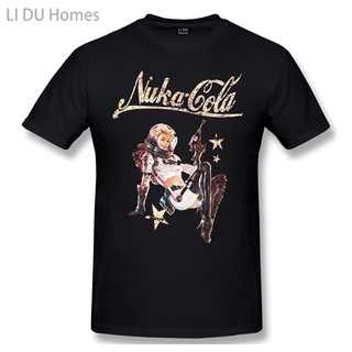 เสื้อยืดโอเวอร์ไซส์เสื้อยืด คอกลม เข้ารูป พิมพ์ลาย Nuka Cola Pinup เหมาะกับใส่ทุกวัน สําหรับผู้ชายS-3XL