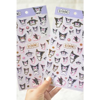 (( พร้อมส่ง )) สติ๊กเกอร์ ซานริโอ Sanrio (Hello Kitty, Little Twin Stars, Kuromi, Cinnamoroll, Pompompurin) จาก Daiso