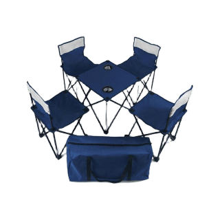 โปรโมชั่น : LOTUSS โลตัส ชุดโต๊ะเก้าอี้แคมป์ปิ้งอเนกประสงค์ สีน้ำเงิน