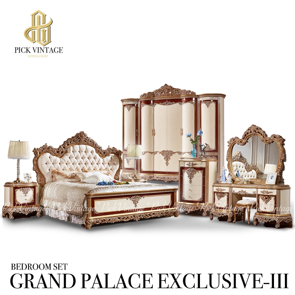 GRAND PALACE EXCLUSIVE-III BEDROOM SET PREMIUM SERIES ชุดห้องนอนหลุยส์ พรีเมี่ยม รุ่น แกรนด์พาเลซ เอ็กคลูซีฟ 3