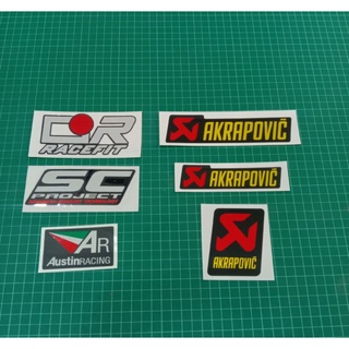สติ๊กเกอร์ติดท่อCR,SC,AR,AK สะท้อนแสง 3M