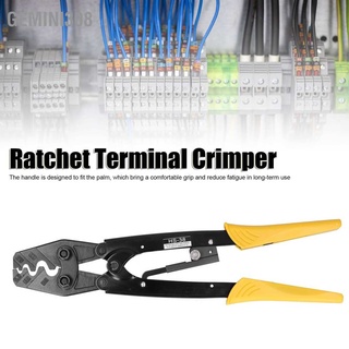 Ratchet Terminal Crimper Wire Crimping Pliers Manual Tools 5.5‑38mm² 10‑2AWG HS‑38