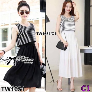 👗Pfashion [ส่งไว!!🚛] P1651 เดรสทรงครอปผ้าชีฟอง Chiffon cropped dress