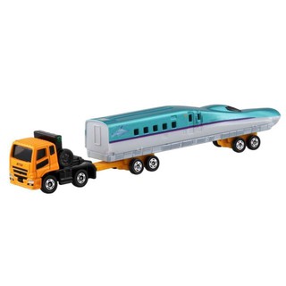 Tomica Long No.122 MITSUBISHI FUSO Super Great Shinkansen Series H5 Hayabusa Transporter