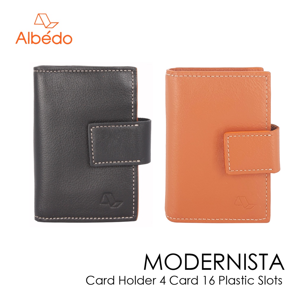 [Albedo] MODERNISTA CARD HOLDER 4 CARD 16 PLASTIE SLOT กระเป๋าใส่บัตร รุ่น MODERNISTA - MO01299/MO01274