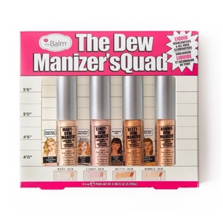 [ลดล้างสต็อก!!] The Balm Dew ManizersQuad Mini Liquid Highlighters Set (2.1gx4)