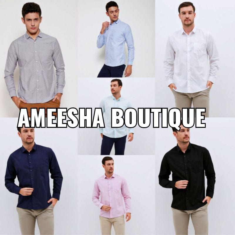 เสื้อเชิ้ต แขนยาว ไซซ์ 4XL 3XL 2XL XL L M 1st In The Shop