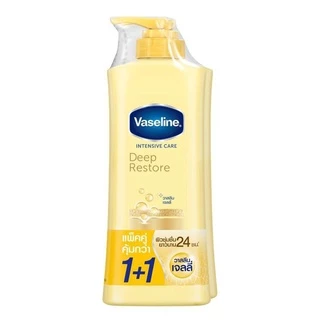 [แพ็คคู่] วาสลีน อินเทนซีฟ แคร์ ดีพ รีสโตร์ โลชั่น 300 มล. VASELINE BODY LOTION-WHITENING DEEP RESTORE 300 ML.