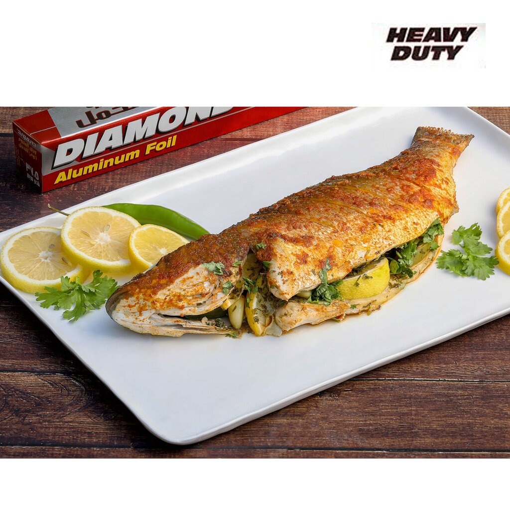 DIAMOND ไดมอนด์ อะลูมิเนียมฟอยล์ เฮฟวี่ดิ้วตี้ (37.5 ฟุต 2 ) ขนาด 45.7 ซม.x 7.6 เมตร - รูปที่ 2