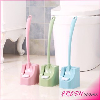 แปรงขัดห้องน้ำ หัวแปรง 2 ด้าน มีทั้งหมด 3 สี ทำความสะอาดโถชักโครก Toilet Brush