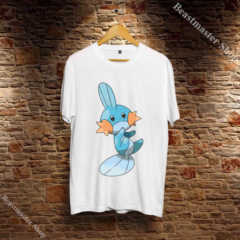เสื้อ Mudkip Unisex - เสื้อ Mizugrou Unisex - เสื้อยืด Mudkip บุคลิกภาพ - MDK-001