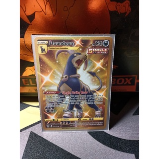 Pokemon Card "Houndool Shiny Gold 179/163" ENG Battle Style