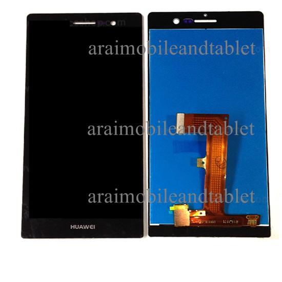 อะไหล่มือถือ หน้าจอชุด Huawei P7 - สีดำ