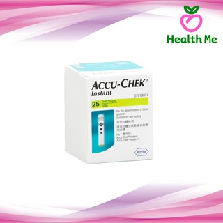 Accu-Chek Instant Test Strip แอคคิว-เช็ค อินสแตนท์ แผ่นตรวจน้ำตาล 25 ชิ้น